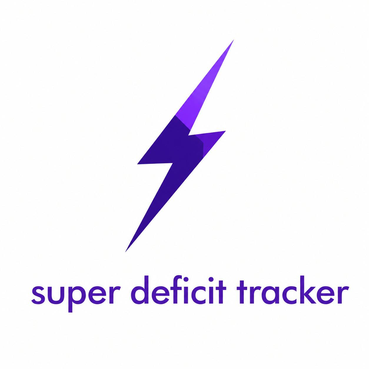 Super deficit tracker