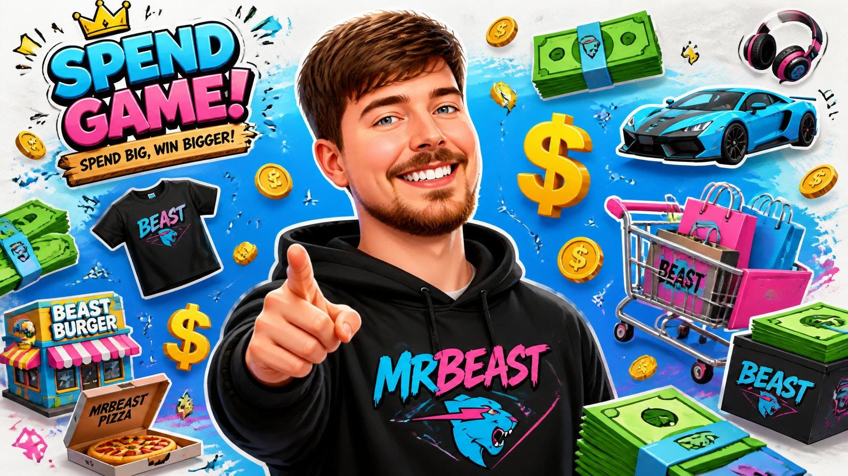 TheGameGloble - Spend Mr Beast Money