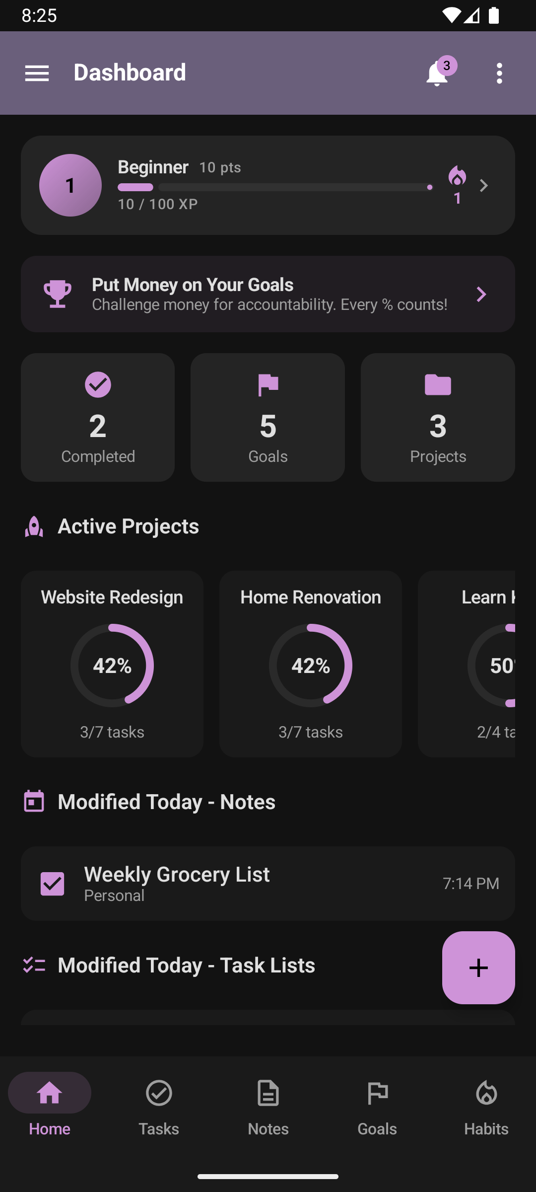 LifeNotes: Gamify Your Habits