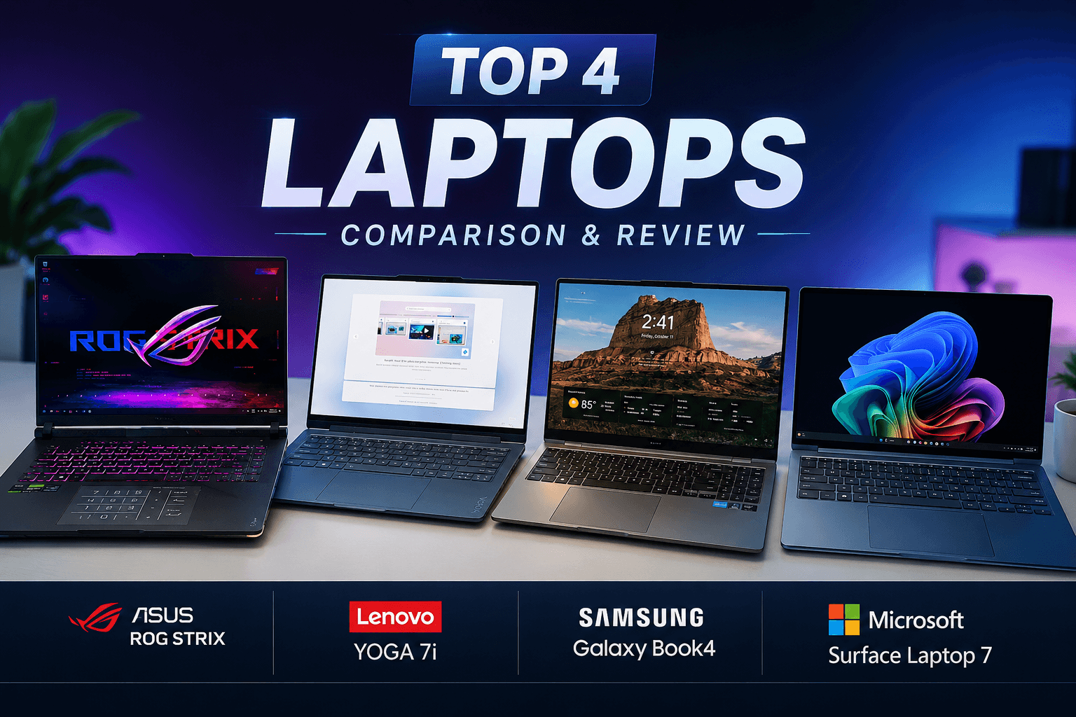 Best 2-in-1 Laptops Under €1,500