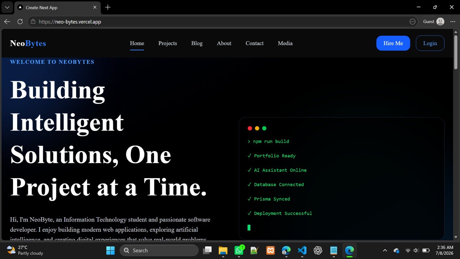NeoByteHq Website