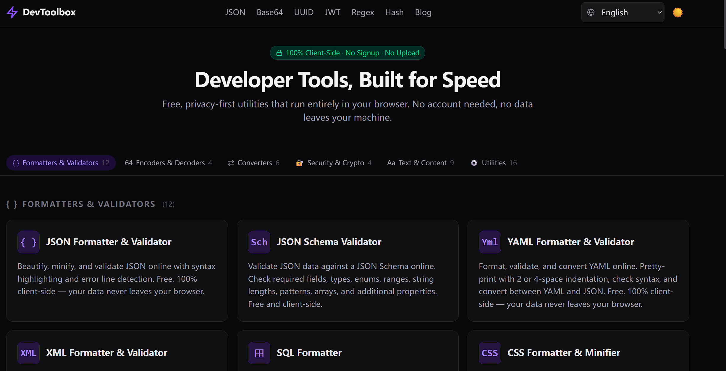 DevToolbox