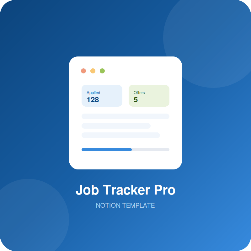 Job Application Tracker Pro