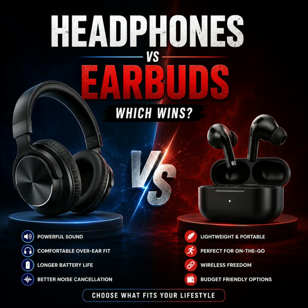 Headphones Vs Earbuds Which Wins.